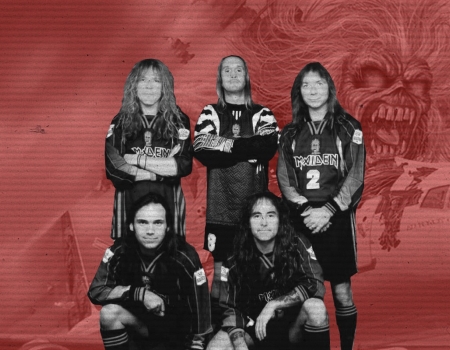 Iron Maiden; la banda de heavy metal que formó un equipo de fútbol y tiene camisetas propias 