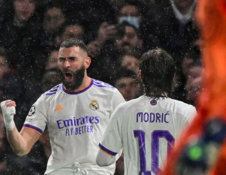 Benzema encamina al Madrid a semifinal de Champions