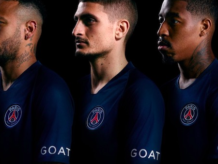 PSG firma un patrocinio con Goat por cincuenta millones en tres años